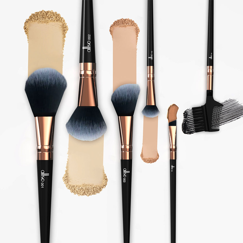 Ensemble de pinceaux (6 pièces) pour le visage et les yeux