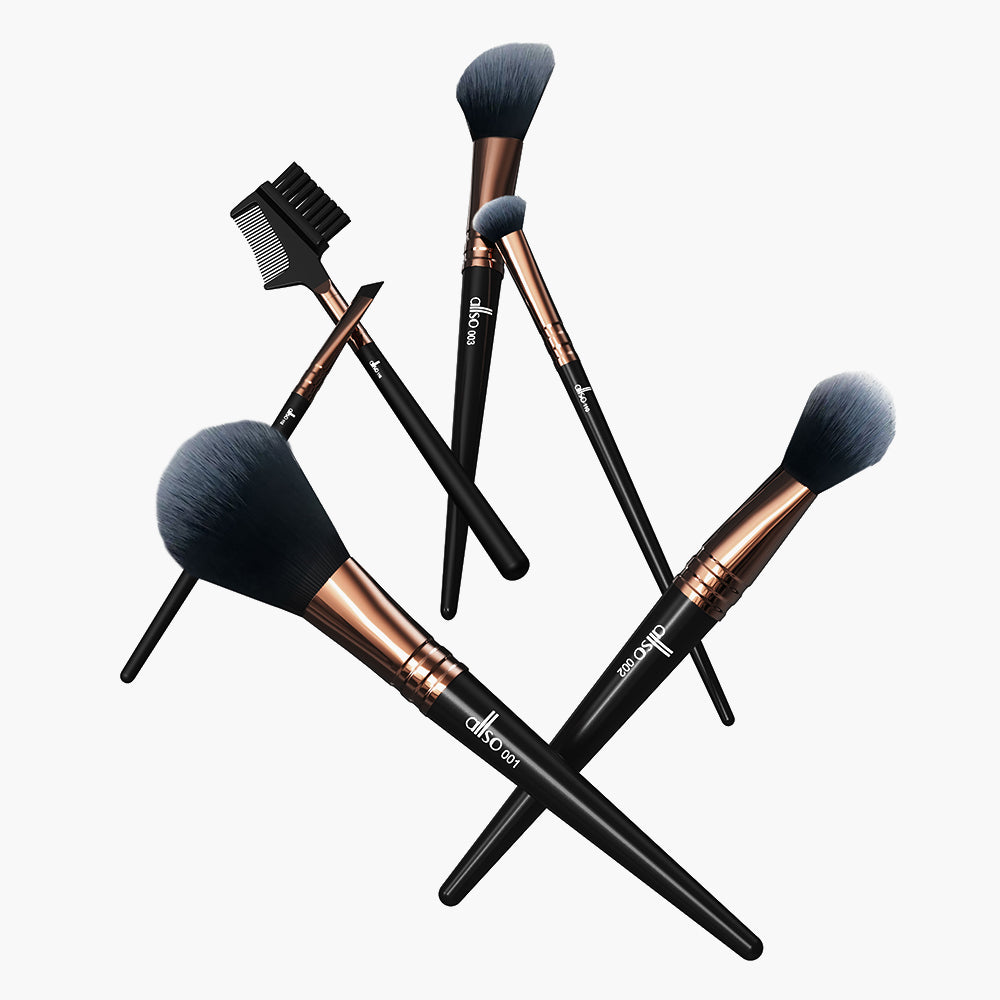 Ensemble de pinceaux (6 pièces) pour le visage et les yeux